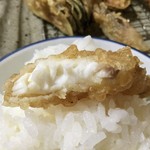 野田の元湯 - 【天定の天ぷら】白身魚の天ぷらも何気においしかったです。