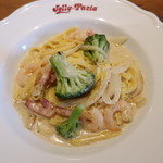 Jolly Pasta - 海老とブロッコリーのアンチョビクリーム 2019.11月