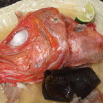 ととや - 金目（頭）骨蒸し