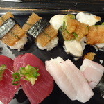 ととや - 子持ちこんぶ、牡蠣、かつお、太刀魚