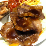 銀座ライオン - シェフズランチ（照焼チキンと牛カルビ焼き肉）