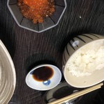 食酒工房 ときや - ご飯をもらいいくら丼になりました。