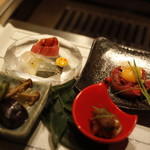 焼肉 強小亭 銀座 - 季節の前菜