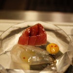 焼肉 強小亭 - 本マグロとフグの生ハム