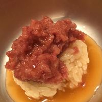 紀尾井町 三谷 - 七垂二十貫に合わせたのは鮪の中落ち丼