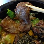 Niku Baru Dennaroin - ●特上ハラミステーキ丼 (サラダ･スープ 付) 1,200円 2019年11月