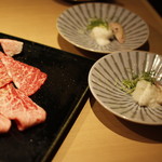 焼肉 強小亭 - 焼きしゃぶ、イチボ、蛤出汁