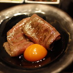 焼肉 強小亭 - すき焼き、リブロース、天美卵