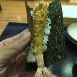 天婦羅 みやしろ - 手巻き車海老