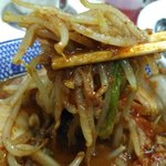 麺屋 にぼすけ - 底にはヤサイも