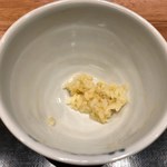 天婦羅 みやしろ - トマトと昆布の土釜炊き(味見)