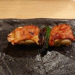益子 - ネギ巻き
      お気に入りの一串！