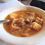 トラットリア イル ピスタッキオ - 茸とパンのズッパ