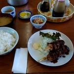広崎食堂 - 料理写真:日替わり定食 串カツ 650円
