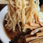 中華そば処 琴平荘 - 麺アップ