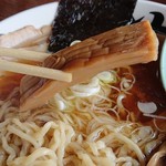 中華そば処 琴平荘 - メンマ（太目）アップ