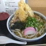 いわ屋 - 天ぷらうどん@630 大盛@100