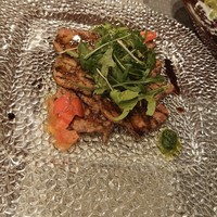 トラットリア イル レガーロ - 牛タンのサラダ仕立て　生姜とゆず