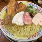 麺屋 Somie's - 2019/11の塩ラーメン炙りバラトッピング　細麺ver.
