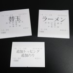 双喜紋 - 食券です