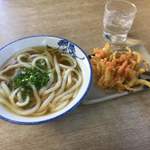 吉本食品 - かけうどん、かき揚げ