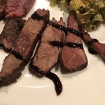 ワインレストラン ドミナス - ニホンジカの外モモのステーキ