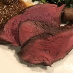 ワインレストラン ドミナス - ニホンジカのシンタマの低温調理