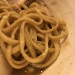 麺処 鶏谷 - 熟成塩鶏そばの麺(自家製麺)