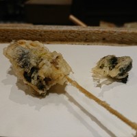 日本橋 蕎ノ字 - サザエとサザエの肝