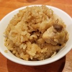 麺屋 六感堂 - テリヤキチキンの炊き込ご飯