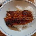 かぶと - 蒲焼きをご飯に乗せました