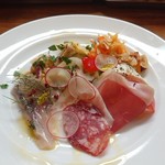 Cucina Italiana e Gastronomia CICCIO - 3周年ディナーの前菜盛り合わせ