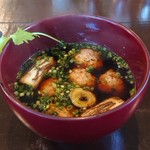 かぶらや - 鴨つくね汁