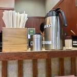 そばの神田 東一屋 - コンディメンツ。