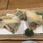 杜の隠れ家 甚家 - はんぺん納豆の天麩羅580円です