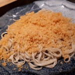 炭火割烹 白坂 - からすみ蕎麦
