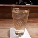 炭火割烹 白坂 - 山崎ハイボール