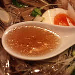 もみじ亭 - 2012.02 スープは透きとおっています。