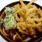 Sokosoko - 牛すじカレーかき揚げうどん(650円)