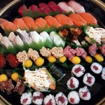 回転寿司すノ家 - ２２皿分