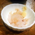ミートタバーン 煮込みや四兵衛 - 富山湾から届いた白海老の刺身