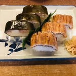いづう - 鯖ずし　穴子寿司
