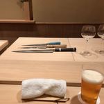 すし処 めくみ - 柄のすり減った包丁