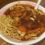 ラーメン現代 - 料理写真:肉スタミナ冷やし750円