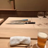 すし処 めくみ - 柄のすり減った包丁