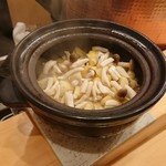 馬車道 大かわ - しめじと栗の炊き込み