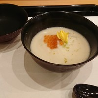 馬車道 大かわ - 白舞茸のすり流し