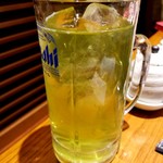 Izakayajin - 緑茶ハイ 390円