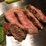 くずし鉄板 あばぐら - 黒毛和牛のステーキ