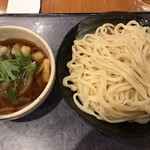 竹國 - 肉汁うどん　中盛（500g）　700円